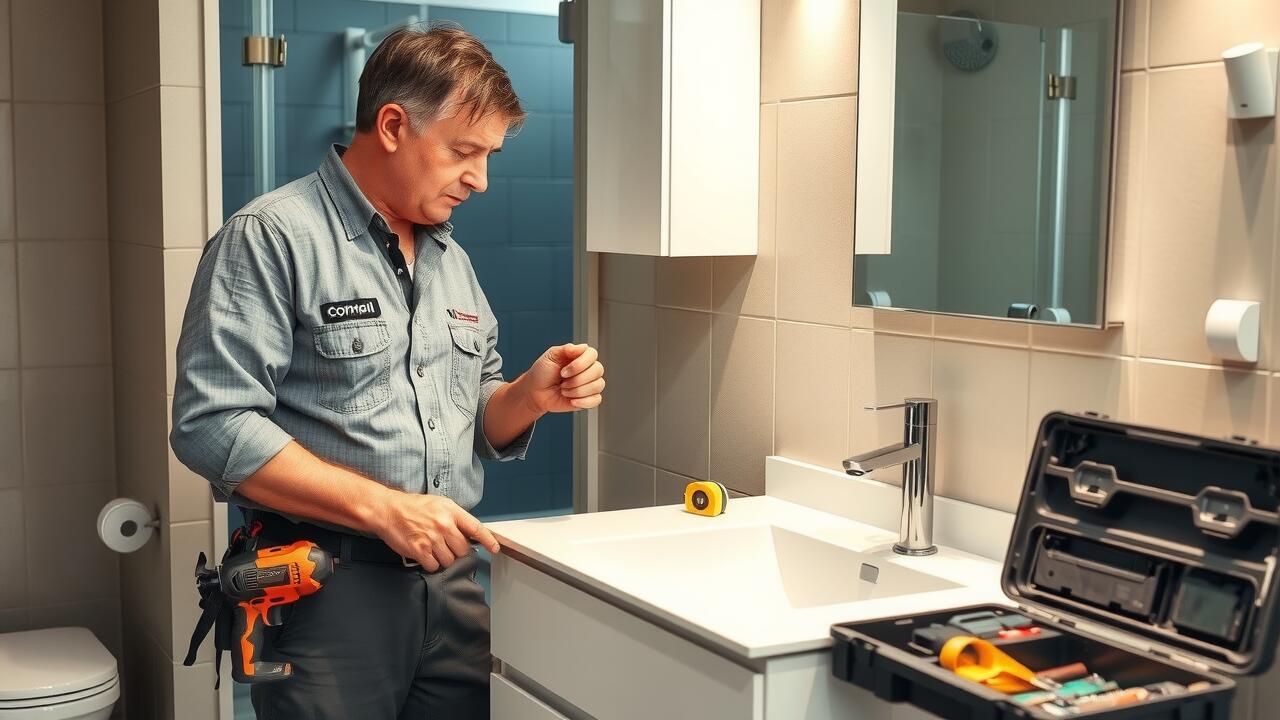 Can I install my own vanity?