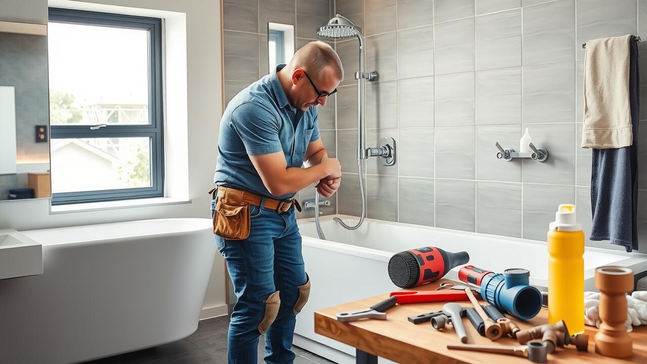 Shower and bathtub installation