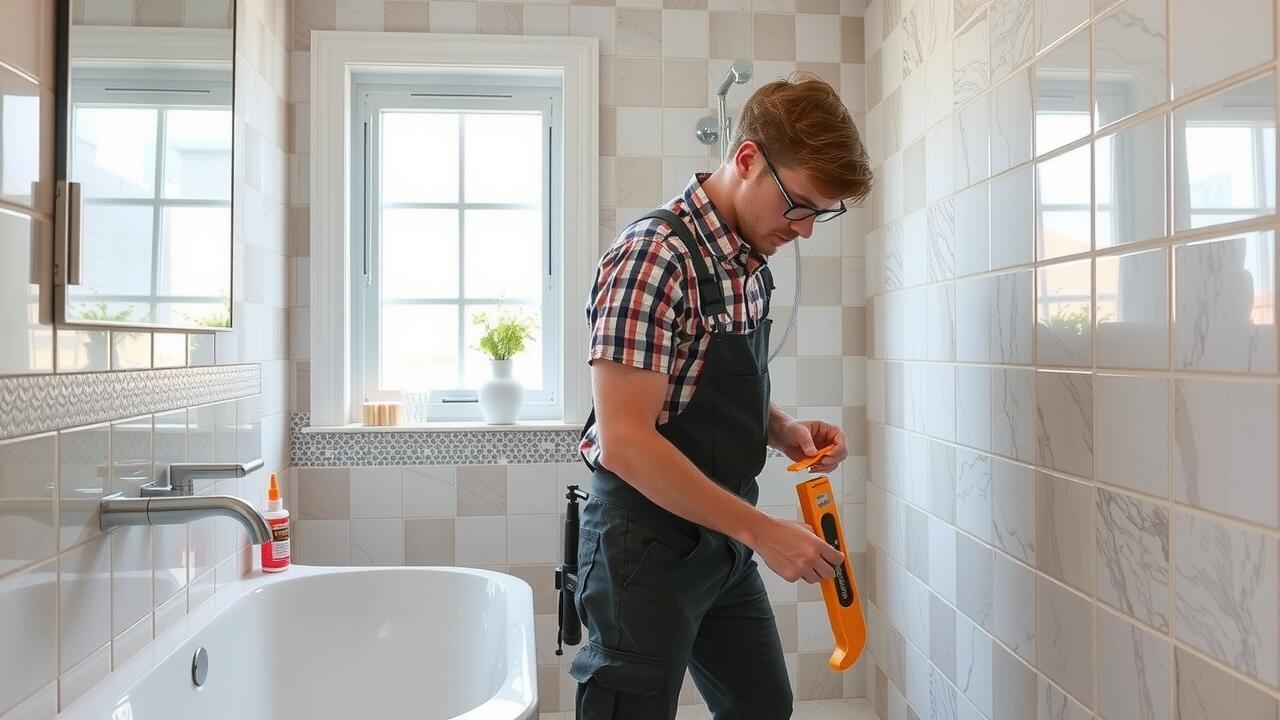 When tiling a wall, where to start?